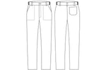 Pantalon de cuisine unisexe Egochef Evo noir polyester et coton