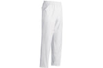 Pantalon de cuisine unisexe Egochef Coulisse blanc 100% coton à poches