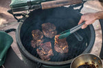 Pince à barbecue Big Green Egg en acier inoxydable et embouts en silicone 40cm