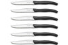 Coffret 6 couteaux à steak dentelés LOU LAGUIOLE Sky manches noirs