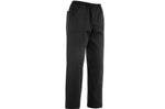 Pantalon de cuisine unisexe Egochef Coulisse noir polyester et coton à poches