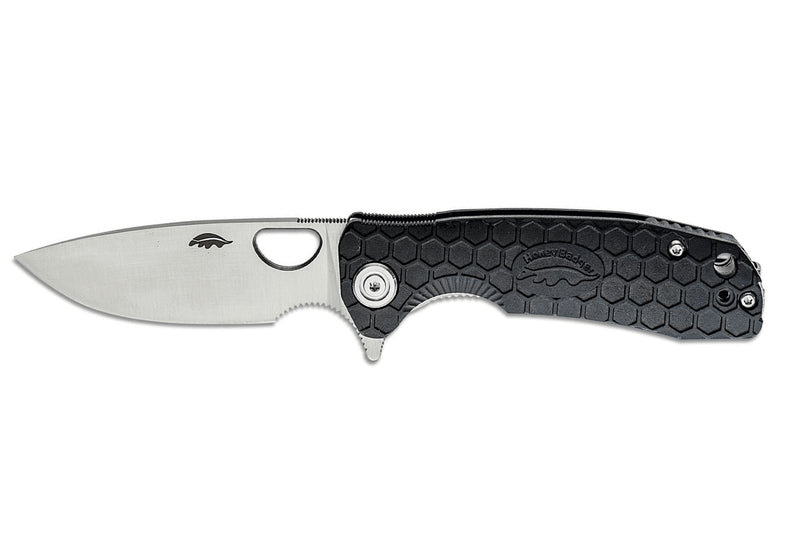 Couteau pliant Honey Badger Flipper Small 01HO008 manche nylon / fibres de verre noir 9,4cm