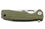 Couteau pliant Honey Badger Flipper Small 01HO010 manche nylon / fibres de verre vert kaki 9,4cm
