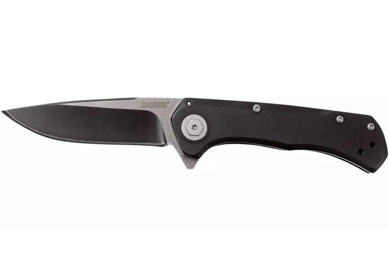 Couteau pliant Kershaw Showtime KS.1955 manche en acier inox noir 10,2cm