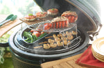 Tablettes latérales en bois d'acacia pour barbecue Big Green Egg MiniMax