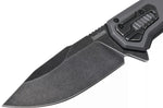 Couteau pliant Kershaw Cannonball KS.2061 blackwash manche en acier gris 11,4cm