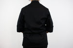 Veste de cuisine unisexe Egochef Safety noire polyester et coton à manches longues
