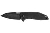 Couteau pliant Kershaw Gravel KS.2065 manche en acier à la finition blackwashed 8,9cm