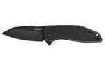 Couteau pliant Kershaw Gravel KS.2065 manche en acier à la finition blackwashed 8,9cm