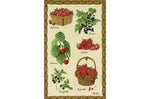 Torchon de cuisine Beauvillé Fruits Rouges fabriqué en France 50x80cm