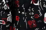 Veste de cuisine unisexe Egochef Sushi caractères japonais kimono 100% coton à manches longues