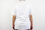Veste de cuisine unisexe Egochef Leonardo blanche 100% coton à manches courtes