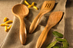 Spatule ajourée Bérard Terra faite main en olivier 32cm