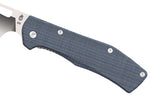 Couteau pliant Gerber New Flatiron GE001795 manche en micarta bleu 11,9cm