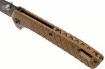 Couteau pliant Gerber Zilch GE001881 blackwashed manche en nylon/fibres de verre coyote 10,3cm