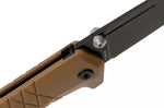 Couteau pliant Gerber Zilch GE001881 blackwashed manche en nylon/fibres de verre coyote 10,3cm