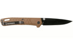 Couteau pliant Gerber Zilch GE001881 blackwashed manche en nylon/fibres de verre coyote 10,3cm