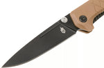Couteau pliant Gerber Zilch GE001881 blackwashed manche en nylon/fibres de verre coyote 10,3cm