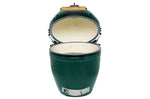 Pack Big Green Egg Large barbecue + convEGGtor + table modulaire + meuble placard + 6 roulettes