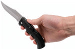 Couteau pliant Gerber Gator GE003660 manche en nylon/fibres de verre noir 12cm motif alligator + Étui