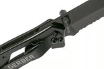 Couteau pliant Gerber Paraframe I Tanto GE003628 manche squelette en acier inox noir 10,5cm