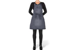 Tablier de cuisine femme DutchDeluxes en coton avec 5 poches - Gris