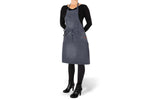 Tablier de cuisine femme DutchDeluxes en coton avec 5 poches - Gris
