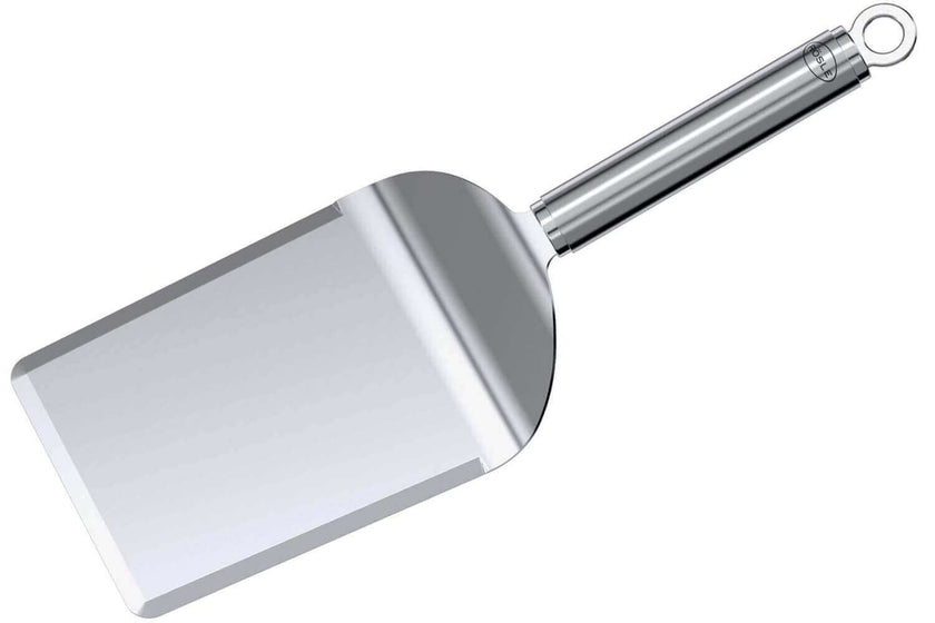 Spatule large Rösle en acier inoxydable pour barbecue plancha