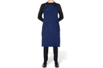 Tablier de cuisine homme DutchDeluxes en coton avec 5 poches - Bleu marine
