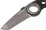 Couteau pliant Gerber Remix Tactical GE003641 lame Tanto manche troué en G10 noir 12cm