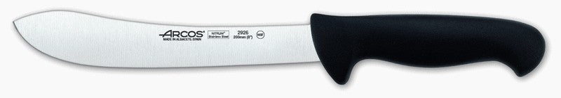 Couteau de boucher courbé 20cm acier Nitrum Arcos 2900