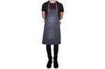 Tablier de barbecue DutchDeluxes en coton et cuir - Gris