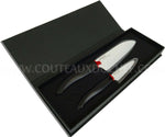Coffret cadeau KYOCERA 2 couteaux céramique haut-de-gamme