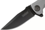 Couteau pliant Kershaw Seguin KS.3490 manche en acier gris 10,8cm