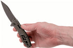 Couteau pliant Kershaw Boilermaker KS.3475 manche tout en acier marron 10,8cm