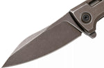 Couteau pliant Kershaw Boilermaker KS.3475 manche tout en acier marron 10,8cm