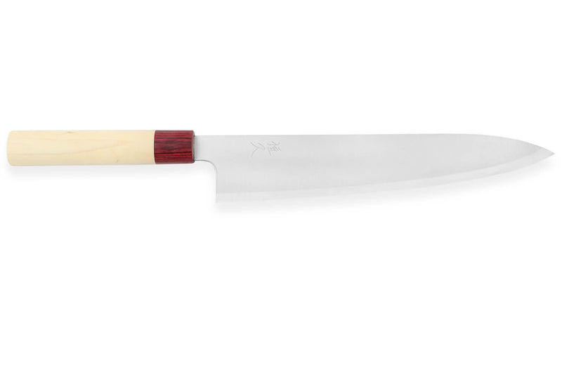 Couteau de chef japonais Tsunehisa VG10 Honoki 27cm