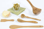 Spatule ronde Bérard faite main en olivier 30cm