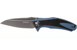 Couteau pliant Kershaw Natrix Copper KS.7007CF manche en G10 revêtu de fibres de carbone noir 10,8cm