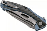 Couteau pliant Kershaw Natrix Copper KS.7007CF manche en G10 revêtu de fibres de carbone noir 10,8cm