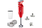 Mixeur Plongeant Bamix M200 Mono rouge avec accessoires