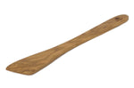 Spatule droite biseautée Bérard faite main en olivier verni 30cm