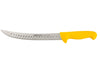 Couteau de boucher courbé Arcos 2900 lame alvéolée 25cm - Jaune