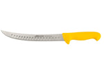 Couteau de boucher courbé Arcos 2900 lame alvéolée 25cm - Jaune