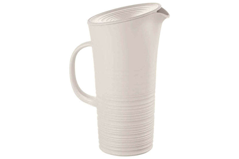 Carafe blanche Guzzini Tierra en bouteilles recyclées 1,8L
