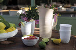 Carafe blanche Guzzini Tierra en bouteilles recyclées 1,8L