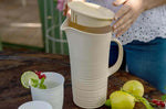 Carafe blanche Guzzini Tierra en bouteilles recyclées 1,8L