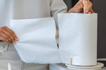 Porte essuie-tout blanc réglable Guzzini Tierra en bouteilles recyclées