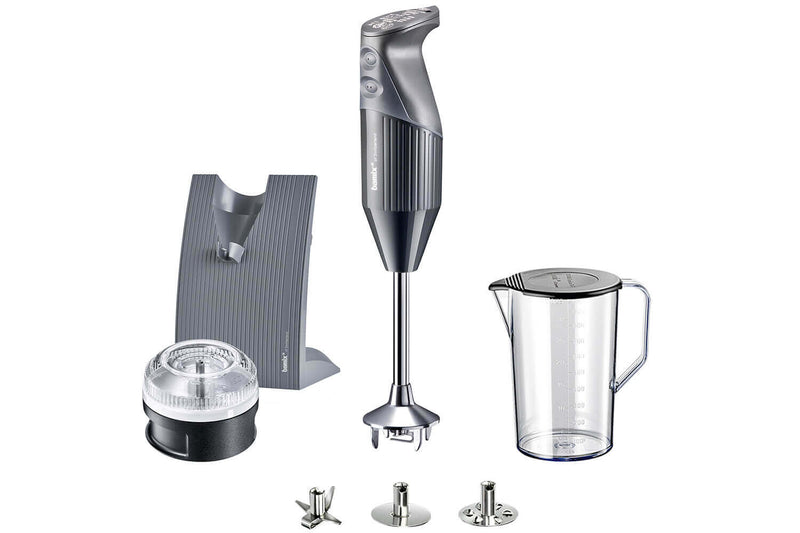 Mixeur plongeant Bamix M200 Swissline anthracite avec accessoires