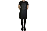 Tablier de cuisine à bretelles DutchDeluxes en cuir - Noir